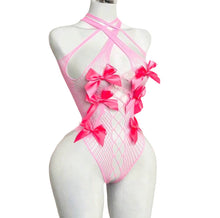 Load image into Gallery viewer, Pretty In Pink Net Teddy

